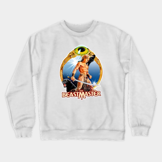 The Beastmaster (Alt Print) Crewneck Sweatshirt by Miskatonic Designs